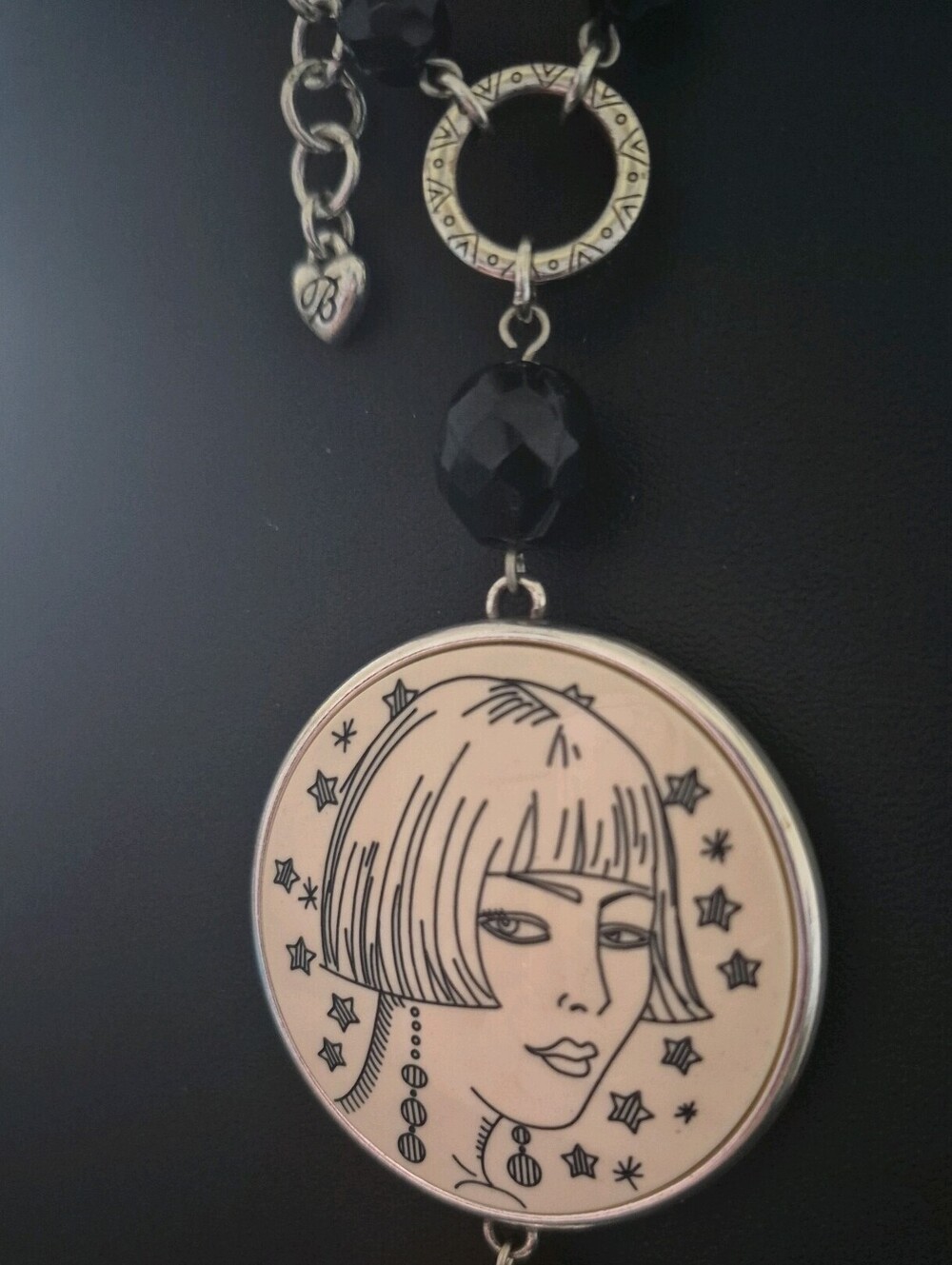Brighton Retired "Nanette" Paris Chic Flapper Tassel Long Statement Necklace